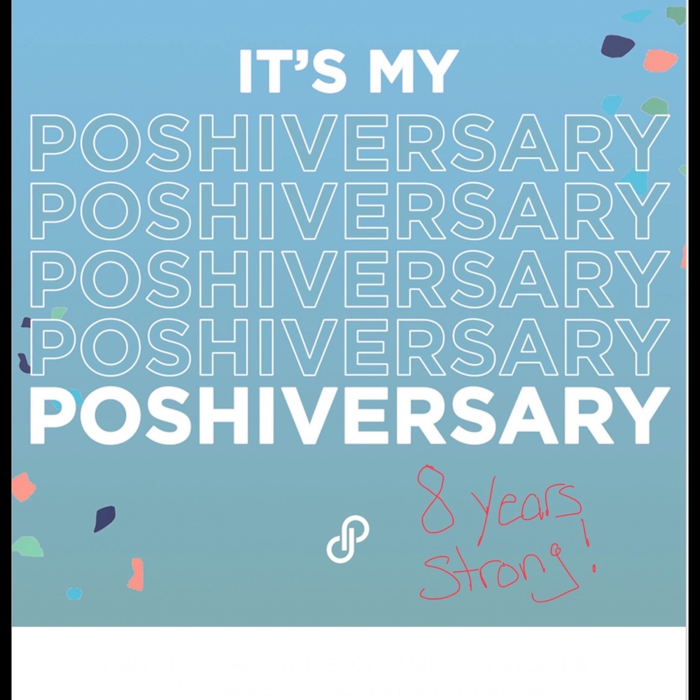 🎉🎉My Poshiversary!!! ❤️❤️